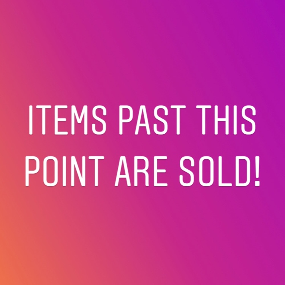 Sold items